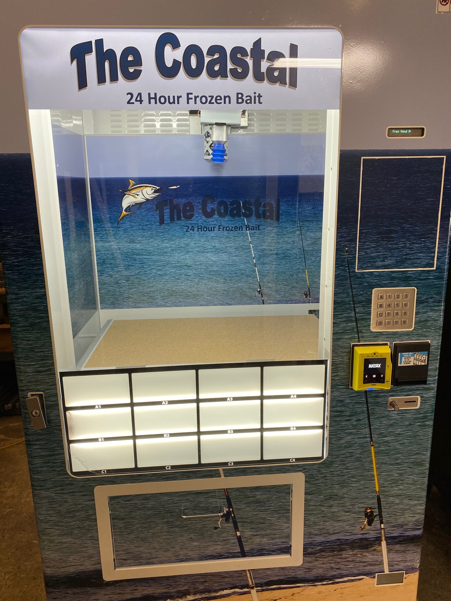 24 hour live bait vending machine. : r/mildlyinteresting